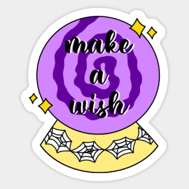 Make a wish Sticker by StoneByTheMoon